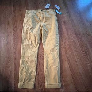 STITCH FIX COSMIC BLUE PANT. SIZE 12. YELLOW